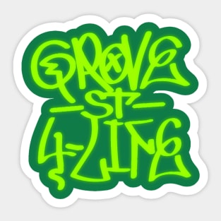 groove street for life Sticker